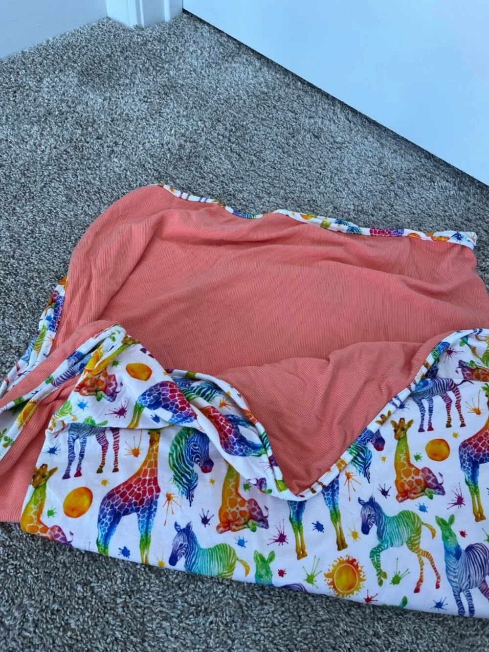 Ollee and Belle Sahara Ollee Bamboo Toddler Blanket
